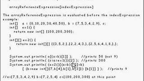 Java Tutorial 5.6 Arrays Part 6/15 - accessing array elements continued.