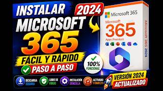 Microsoft 365: instalación completa sin errores (Word, Excel, PowerPoint)