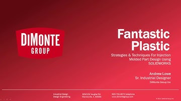 SOLIDWORKS Tutorial - Fantastic Plastic 01 -  Introduction