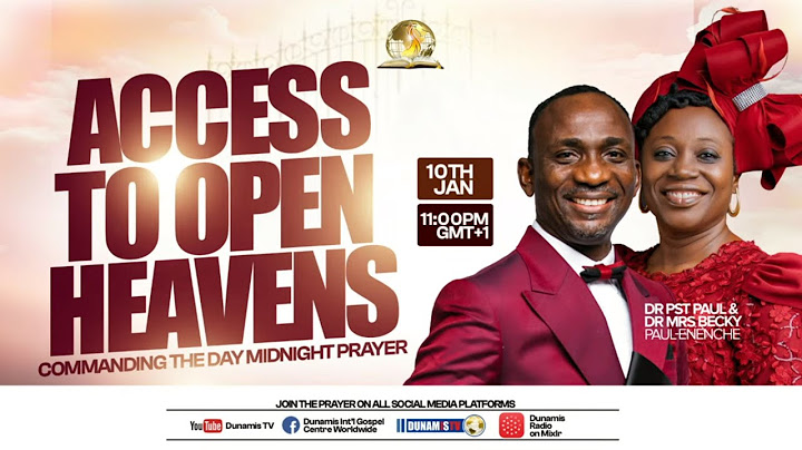 ACCESS TO OPEN HEAVENS - Commanding The Day Prophetic Declarations 10-01-2025 #DrPaulEnenche