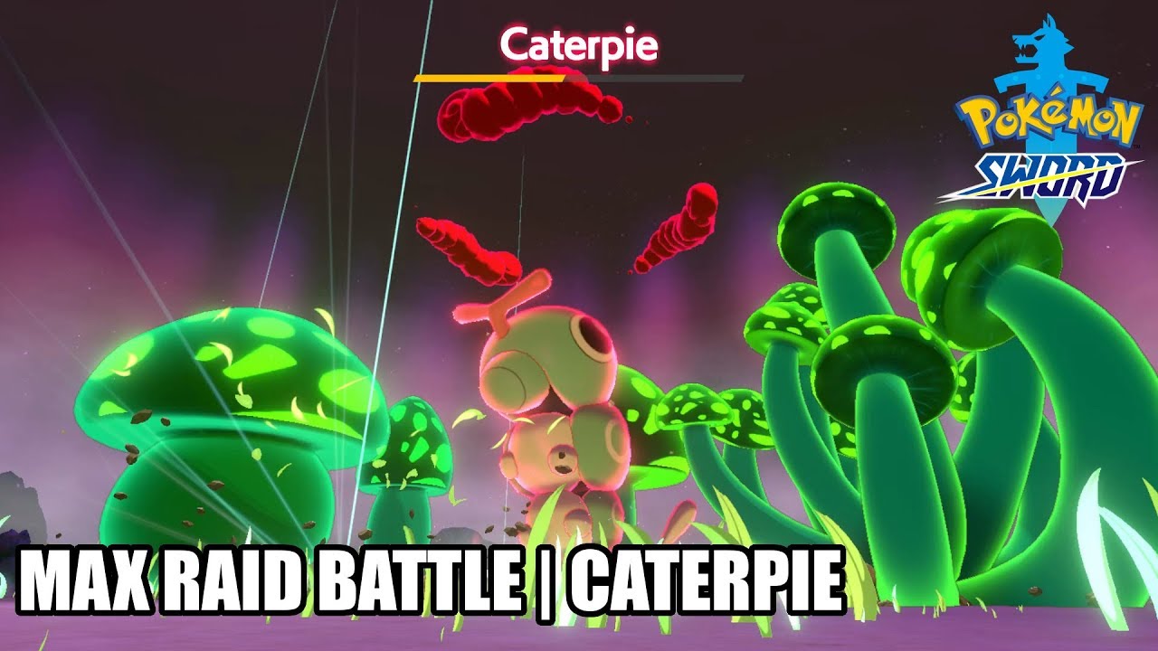 Pokemon Sword - Max Raid Battle | Dynamax Caterpie [Nintendo Switch]