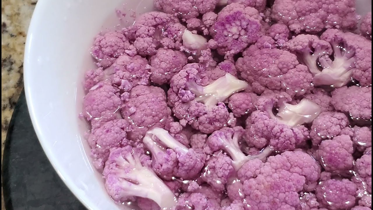 Air Fryer Roasted Purple Cauliflower Perfect Roast Seasoned