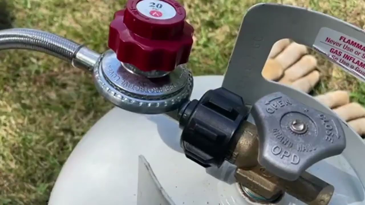 GasOne B 5200K Outdoor Cooker with High Pressure Steel Braided Hose Propane Burner Camp Stove