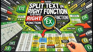 Split Text in Excel Using RIGHT Function | Easy Excel Tips & Tricks