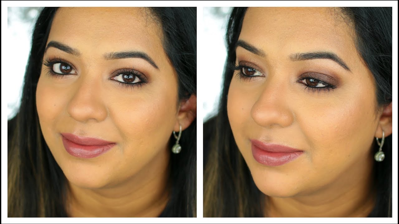 Easy Holiday Makeup Tutorial - One product eye look | Indian Wedding Guest Makeup | Beautylashes19 - YouTube