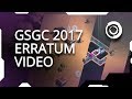Summer Gamedev Challenge 2017 Erratum