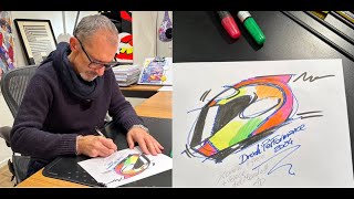 Aldo Drudi Sketching Helmet