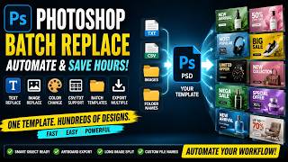 Batch Replace Text & Images in Photoshop (Save Hours of Work)