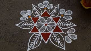 sravanamasam muggulu 5*3dots small beautiful rangoli design easy rangoli daily muggulu screenshot 5
