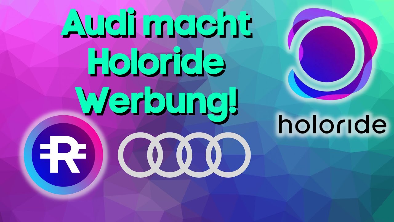 Audi Werbung über Holoride! RIDE Token Staking!