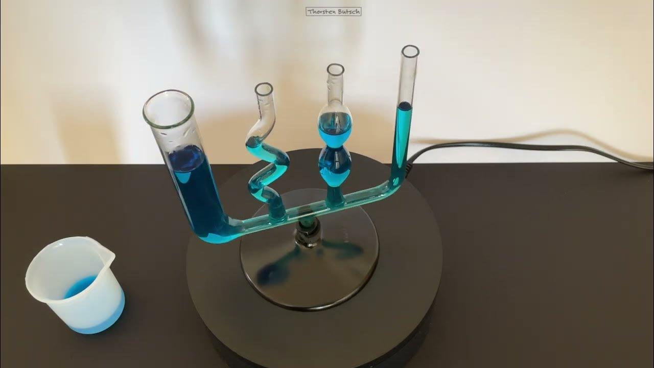 Physik (Experiment + Grundwissen) kommunizierende Röhren YouTube