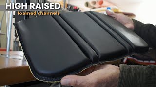 Oversewing high raised foamed channels   Upholstery Tips