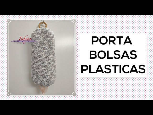 Porta bolsas de plastico en crochet o Bolsero 