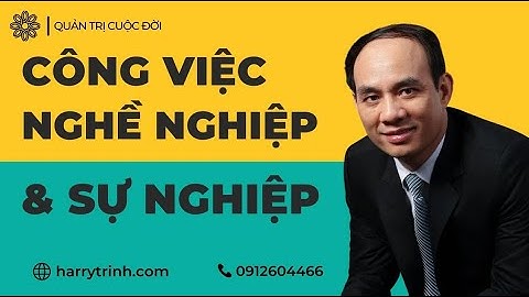 So sánh công việc và sự nghiệp