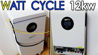 WattCycle 12kW Hybrid Inverter + 314Ah LFP Battery Setup & Review | Full Install + Testing