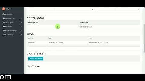 Air Cargo Management System using PHP and MYSQL