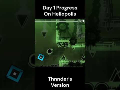 Heliopolis Day 1 #geometrydash #gd #gaming #top1 #impossible #challenge  #gameshorts#gaming#gameplay