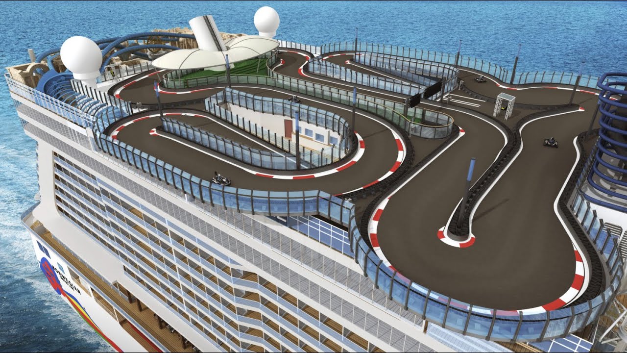 cruise ship kart track