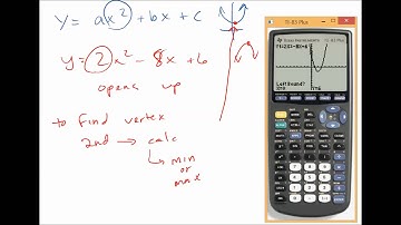 4.1 Quadratic Functions in Standard Form (vertex, max or min?)