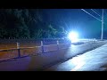 移動式オービス(可搬)に20回以上光を浴びせられるハイエース 爆光フラッシュが光る瞬間大連発 速度取締り Sensys MSSS
