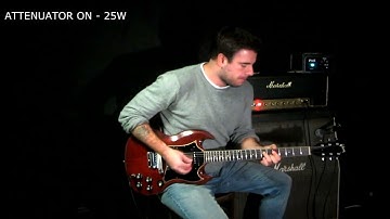 Attenuating a Marshall Plexi from full volume to 1W bedroom level - with a cheap handmade attenuator