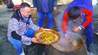 картинка: КАК В БУХАРЕ ГОТОВЯТ ПЛОВ УЗБЕКСКИЕ ОШПАЗЫ | СОФИ ОШИ