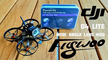 FLYWOO DJI O4 WIDE ANGLE LENS ADAPTER / DJI O4 LITE / Tinywhoop / BETAFPV Meteor75 / FPV
