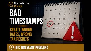 Cryptocurrency Timestamp Error