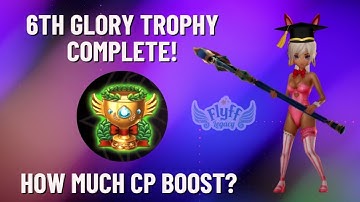 GLORY TROPHY Complete! How much CP BOOST? | Flyff Legacy Upgrade #flyfflegacy