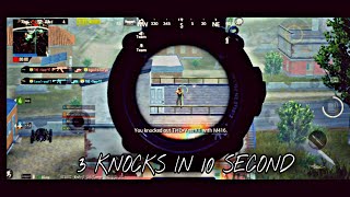|| 3 KNOCKS IN 10 SECOND || #SHORTS #DIKHAYA #PUBG