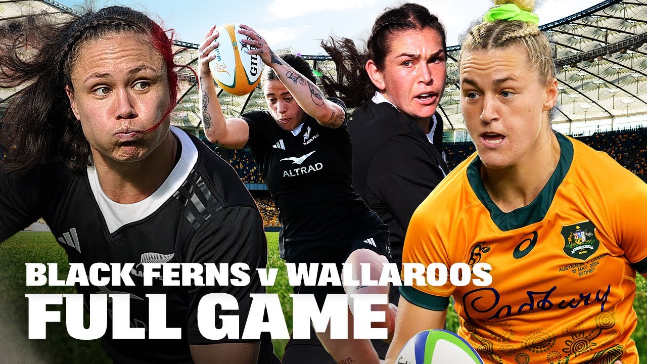 Black Ferns vs Wallaroos 2024 O'Reilly Cup | FULL GAME | Vahaakolo's INSANE 4 try performance 🔥