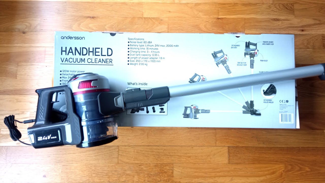 Andersson VCH 2.1 Handdammsugare Handheld Vacuum Cleaner YouTube