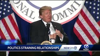 Political divide threatening relationships among family