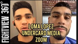 Loma vs Lopez: UNDERCARD Media Zoom - Alex Saucedo, Arnold Barboza, Clay Collard, Edgar Berlanga