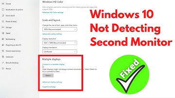 Windows 10 Not Detecting Second Monitor || Solution For Connecting Second Monitor In Windows 10