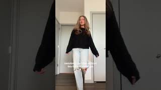 sweater try on haul #shorts