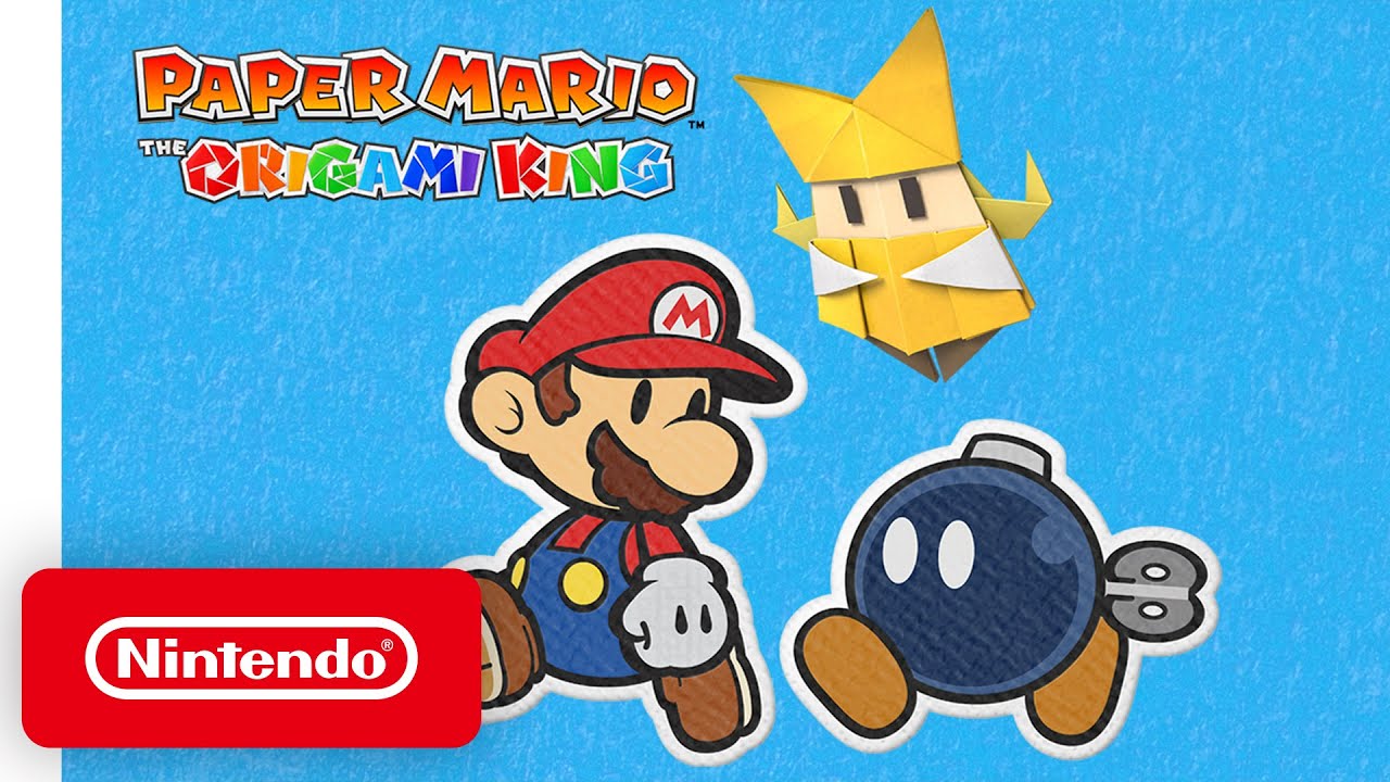 A Closer Look At Paper Mario The Origami King Nintendo Switch Youtube