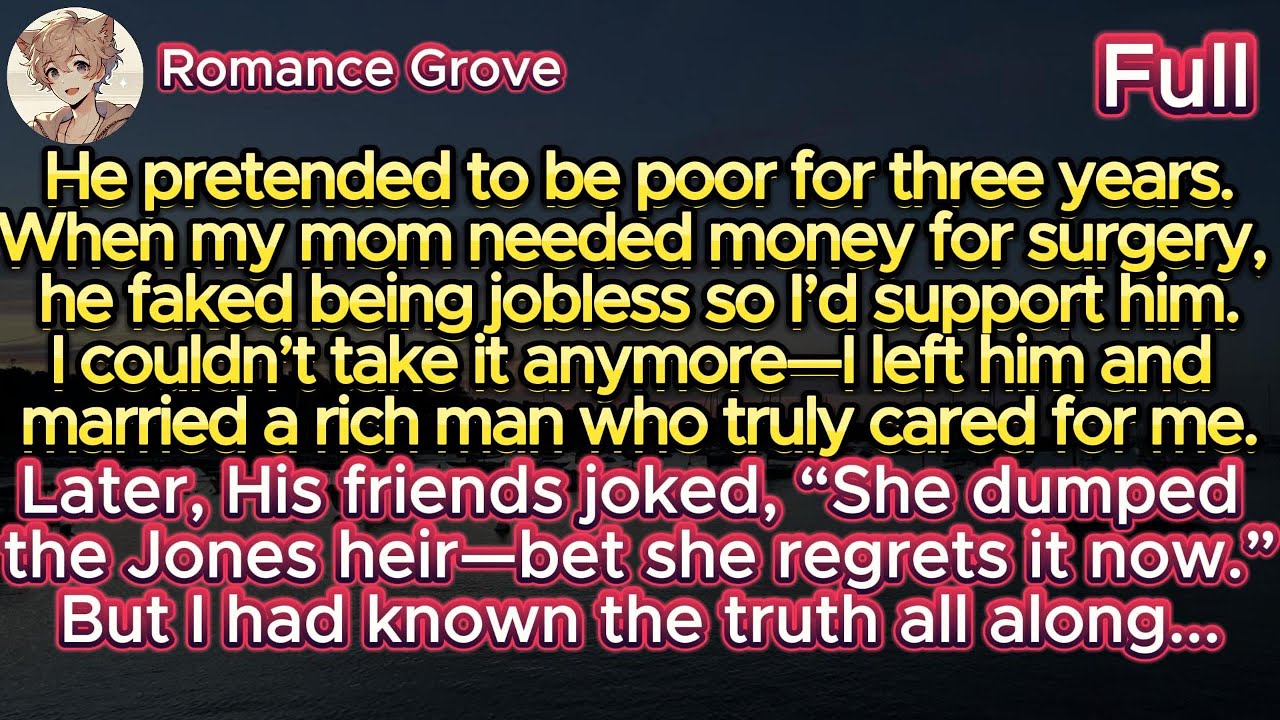 He faked being poor for 3 years. When my mom needed urgent surgery, he played jobless—so I left him.