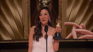 Michelle Yeoh makes history with best actress #oscars2023 win - Everything Everywhere all at once