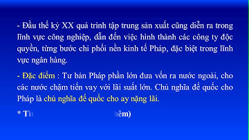 LICH SỬ 10, BÀI 35 CÁC NƯỚC ANH, PHÁP, ĐỨC, MĨ VÀ SỰ BÀNH TRƯỚNG THUỘC ĐỊA