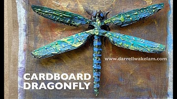 Cardboard Dragonfly