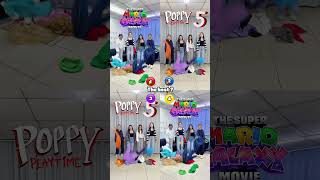1,2,3 OR 4? POPPY PLAYTIME OR SUPERMARIO #youandmeshow #poppyplaytime5 #supermariobros