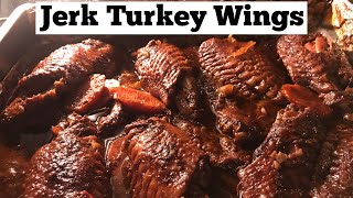 Hi everyone! this is my jamaican style jerk turkey wings. its made
with a mild seasoning sauce, but you can make spicy as well. it's well
seasoned ...