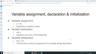 Variables in JavaScript | Learn HTML, CSS, JS