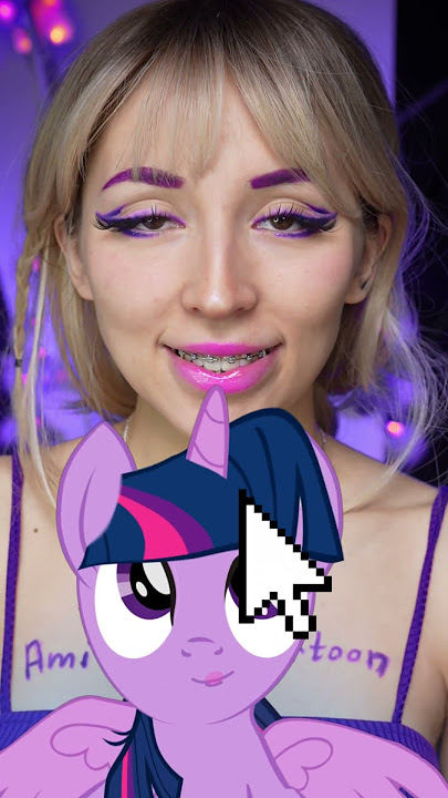 Little pony Twilight Magical Make up #mlp #viral