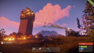 RUST Helicopter VS Base on Rust Romania