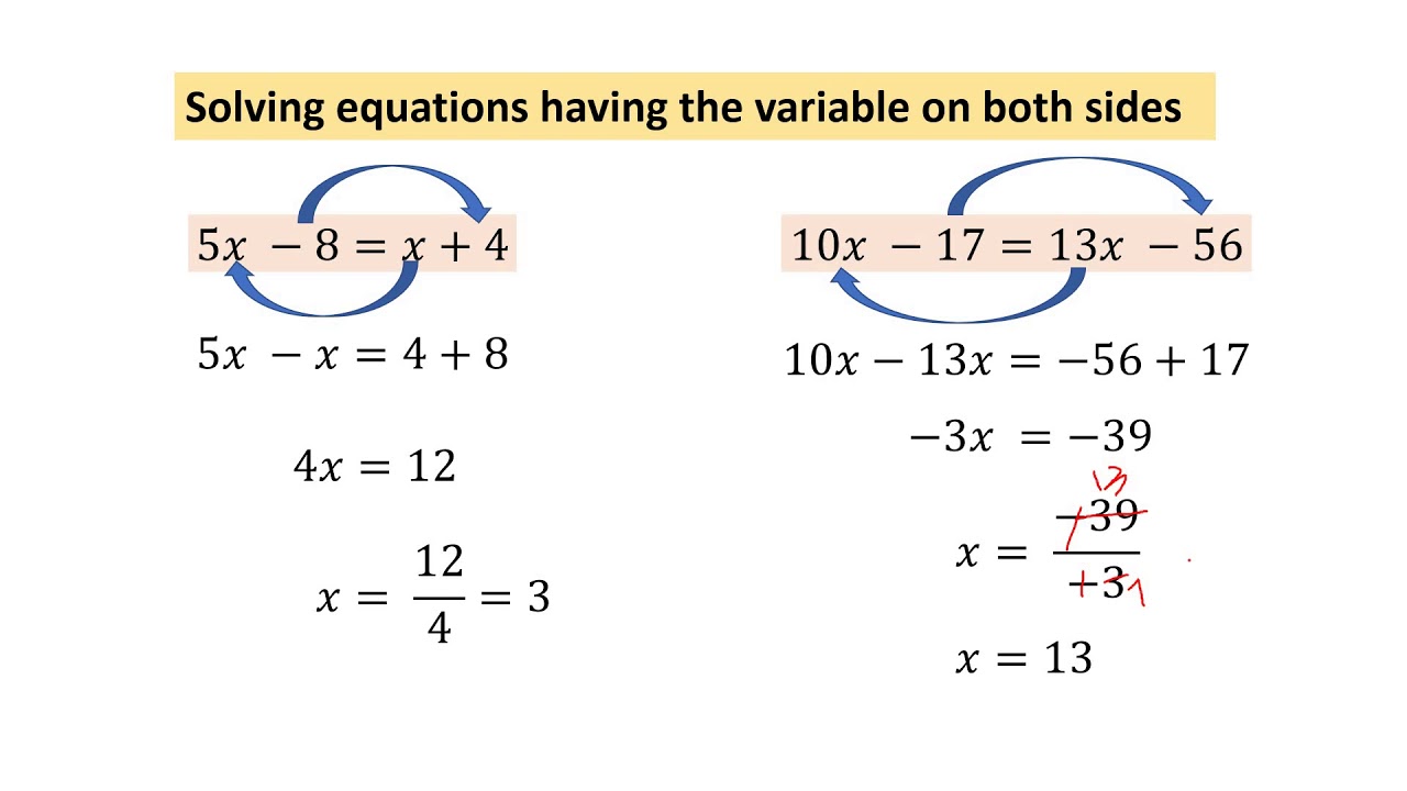 case study based questions on linear equations in one variable