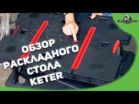 Обзор раскладного стола KETER