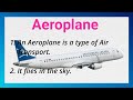 10 lines on aeroplane  in english short essay on aeroplane ashwins world