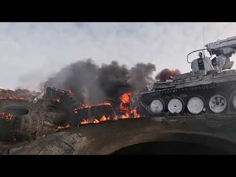 Учение военных инженеров на Кузбассе